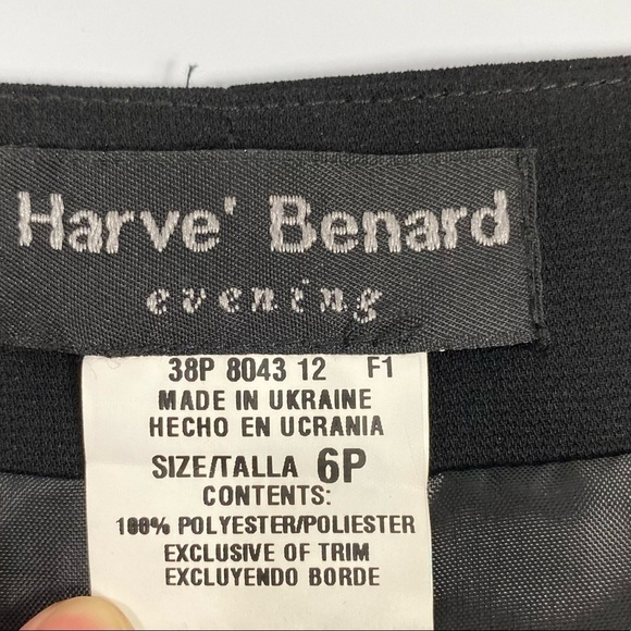 Harve Benares 2PC Skirt Suit Set SZ 6&8 - Picture 6 of 8